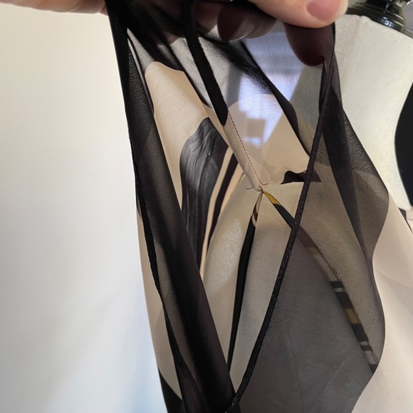 Max and Cleo striped knee length shift dress with tie waist - L - Picture 14 of 14